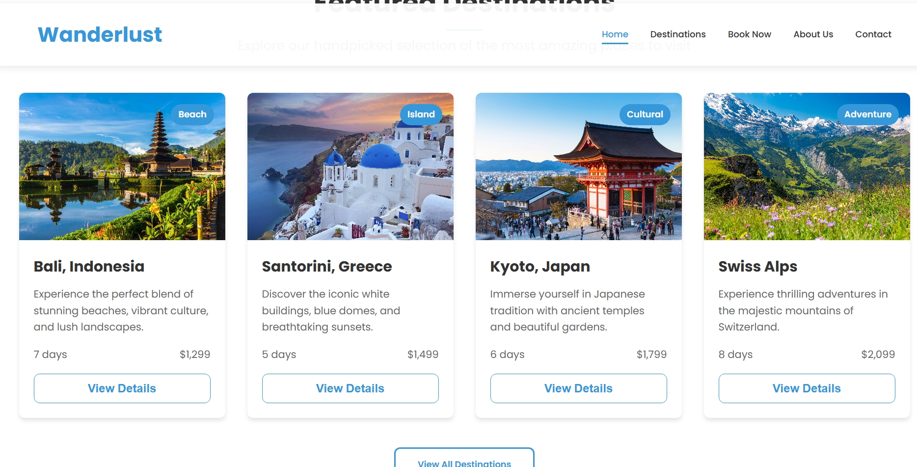 Travel Agency Website